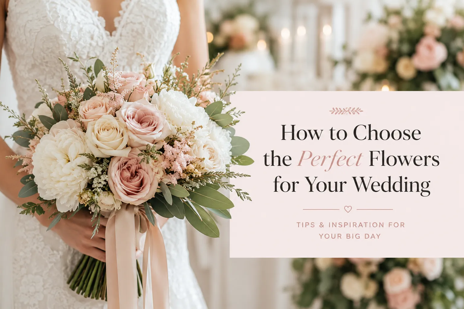 How to Choose the Perfect Flowers for Your Wedding