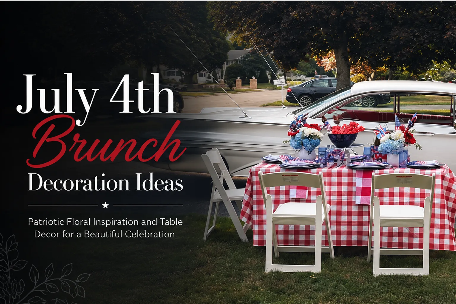 July 4th Brunch Decoration Ideas